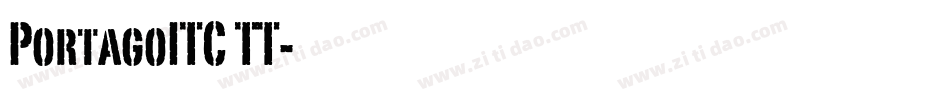PortagoITC TT字体转换
